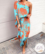 Load image into Gallery viewer, One Shoulder Maxi Dress