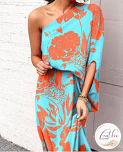 Load image into Gallery viewer, One Shoulder Maxi Dress